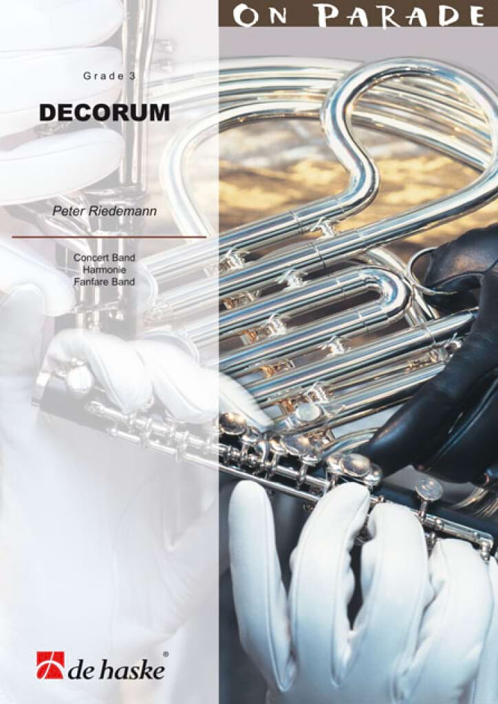 Decorum - Riedemann Peter - Partition - ENSEMBLES, BANDS
