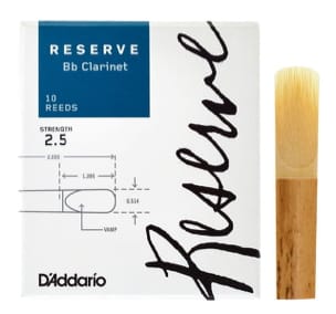 D'Addario Reserve - Anches Clarinette Sib 2.5