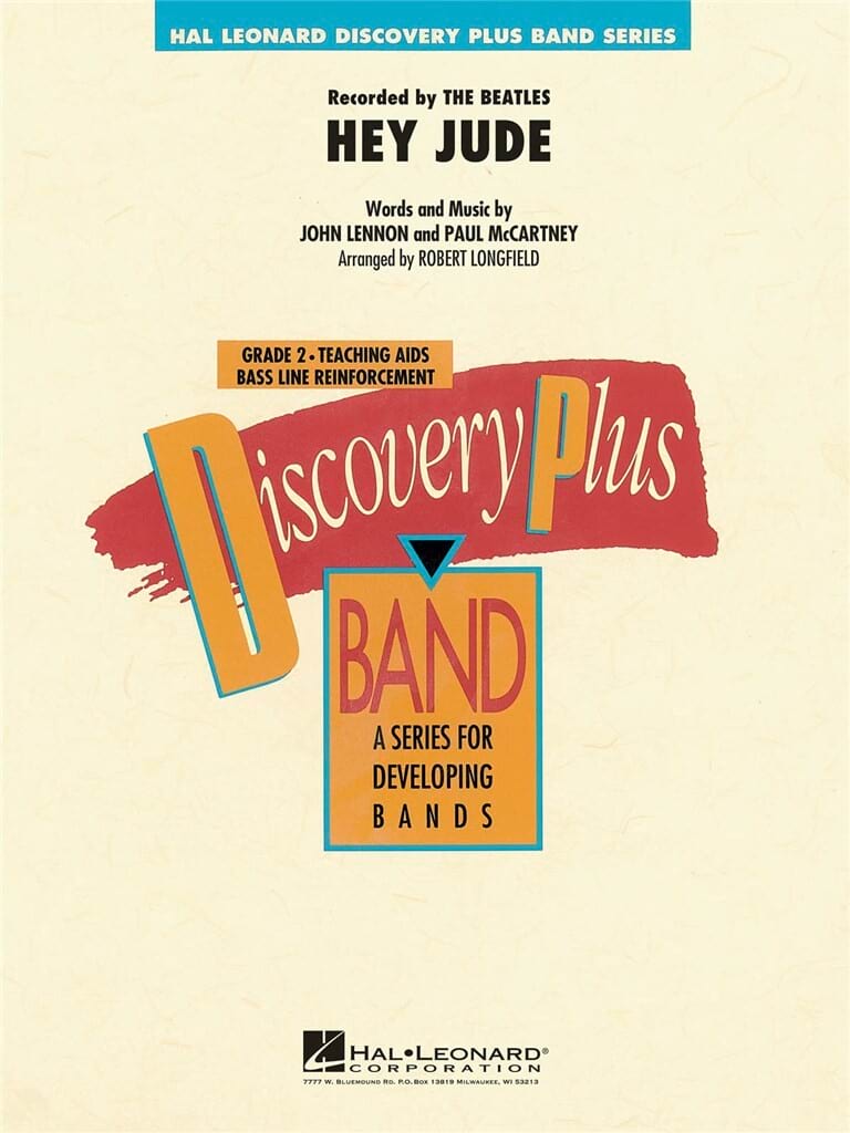 Hey Jude John Lennon & Paul McCartney Partition ENSEMBLES, BANDS
