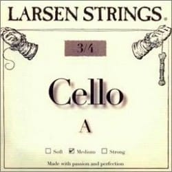 Corde de LA LARSEN Moyen pour VIOLONCELLE 3/4