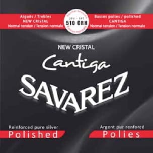 JEU de Cordes SAVAREZ CANTIGA NEW CRISTAL ROUGE - Tension Normale basses pol