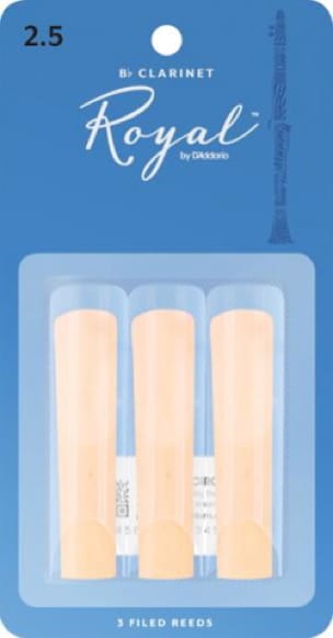 D'Addario Rico Royal - Anches Clarinette Sib 2.5
