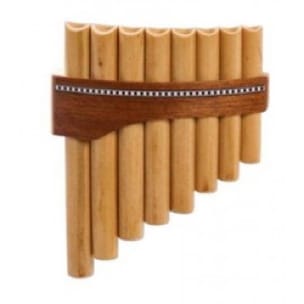 Instrument - FLUTE DE PAN Premium en Do majeur à 8 tubes