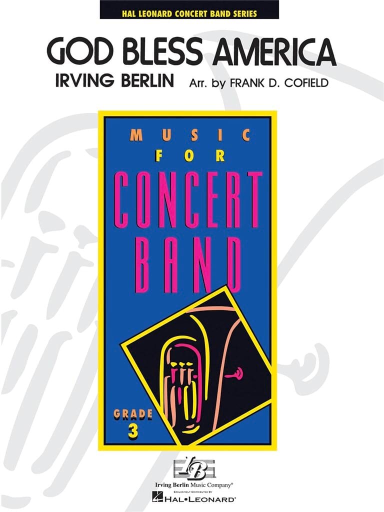 God Bless America Berlin Irving Partition ENSEMBLES, BANDS