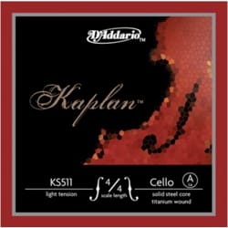 Corde seule : LA pour VIOLONCELLE 4/4 KAPLAN - Tirant MOYEN