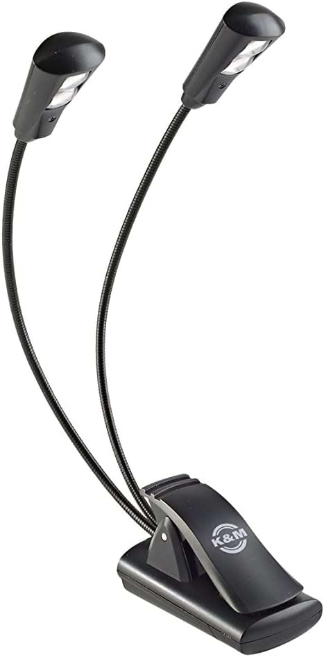 Lampe pupitre K&M Double 2 LED FlexLight - Accessoire pour Musicien