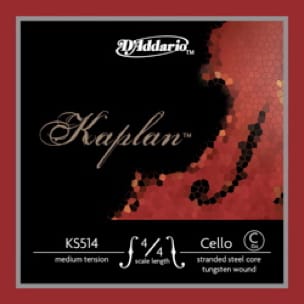 Corde seule : DO pour VIOLONCELLE 4/4 KAPLAN tirant moyen