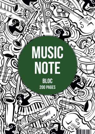 Bloc Papier Musique A4 Papeterie Musicale Papier Bloc musique