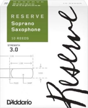 D'Addario Réserve - Anches Saxophone Soprano 3.0