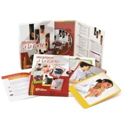 MUSIQUE A LA CARTE Livret avec CD FUZEAU - Jeu musical pour enfant