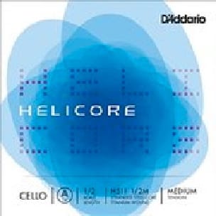 Corde de LA D'ADDARIO pour VIOLONCELLE 1/2 HELICORE™ - Tirant MOYEN