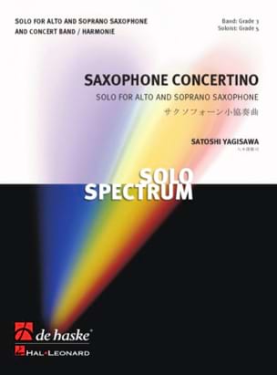 Saxophone Concertino Yagisawa Satoshi Partition ENSEMBLES, BANDS