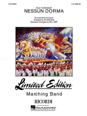 Nessun Dorma PUCCINI Partition ENSEMBLES, BANDS
