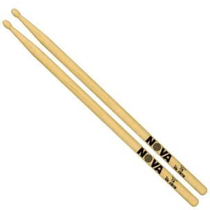 Baguettes Vic Firth Nova 7A American Hickory Olives Bois