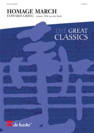 Homage March GRIEG Partition ENSEMBLES, BANDS