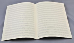 Papier à Musique - 16 portées - Format A4 - Papier à Musique - Papier