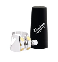 OPTIMUM LC02P VANDOREN Ligature Argentée avec Couvre-bec Plastique