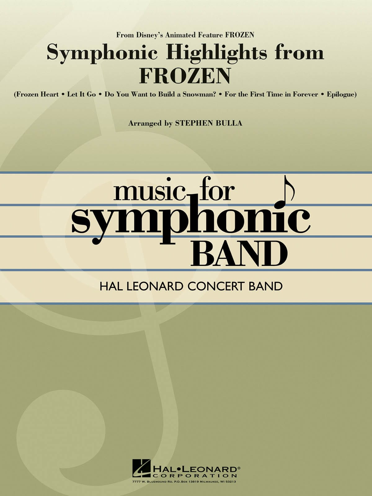 Symphonic Highlights from Frozen Partition ENSEMBLES, BANDS