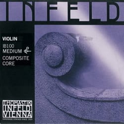 JEU de Cordes pour VIOLON THOMASTIK INFELD Noyau hybride bleu