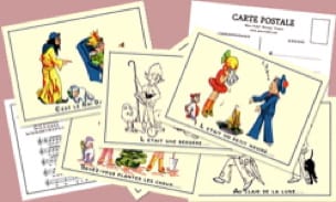 Quelques vieilles chansons à colorier - Jeu musical pour enfant