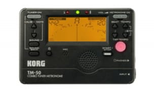 TM-50 NOIR KORG - Métronome et Accordeur - Accordeur & Métronome