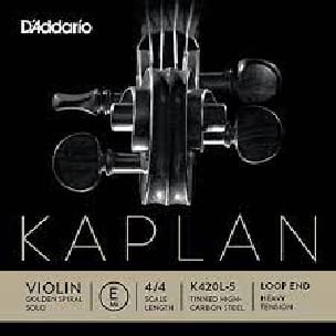 Corde seule : Mi Violon KAPLAN GOLDEN SPIRAL Solo à boucle - Tirant FORT
