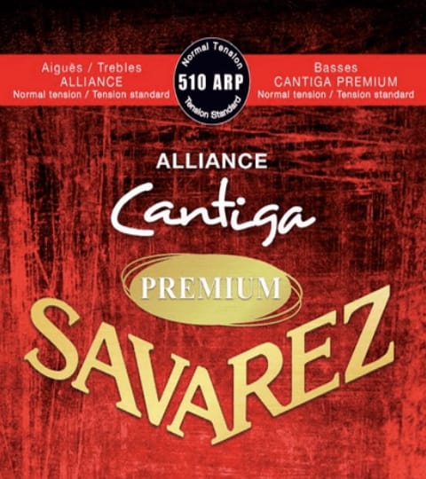 Jeu de Cordes Savarez Alliance Cantiga premium rouge tension normal