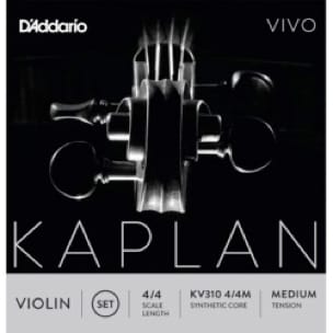 JEU KAPLAN VIVO pour VIOLON - Tirant MOYEN - Cordes pour Violon