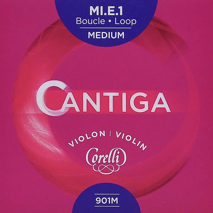 Corde seule : Mi Violon CORELLI CANTIGA à boucle tirant moyen