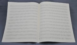Papier à Musique - 12 portées - Format Jésus - Papier à Musique 