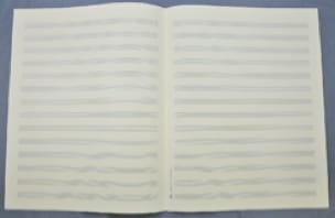 Papier à Musique - 14 portées - Format Jésus - Papier à Musique 