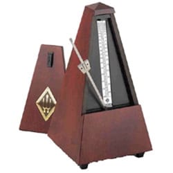 Métronome Mécanique WITTNER® - Métronome WITTNER : en BOIS d'ACAJOU MAT - Sans sonnerie - Accessoire - di-arezzo.fr