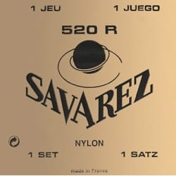 JEU de Cordes pour Guitare SAVAREZ 520R 