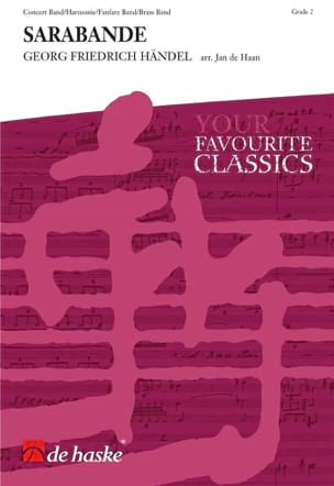 Sarabande Friedrich Händel Georg Partition ENSEMBLES, BANDS