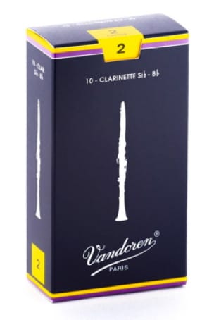 Vandoren CR102 - Anches Clarinette Si bémol 2.0