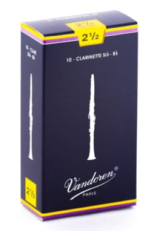 Vandoren CR1025 - Anches Clarinette Si bémol 2.5