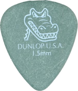 Pack de 12 Médiators Dunlop Gator Grip 1,5mm - Médiators pour Guitare