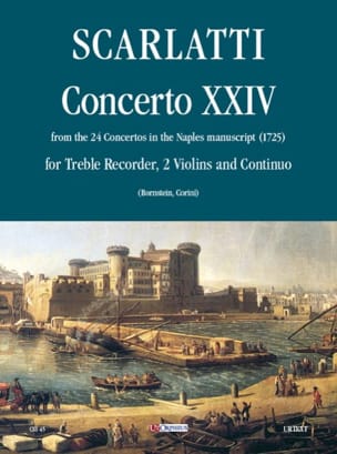 Concerto 24 - Flauto 2 violoni e bc - Alessandro Scarlatti - Partition