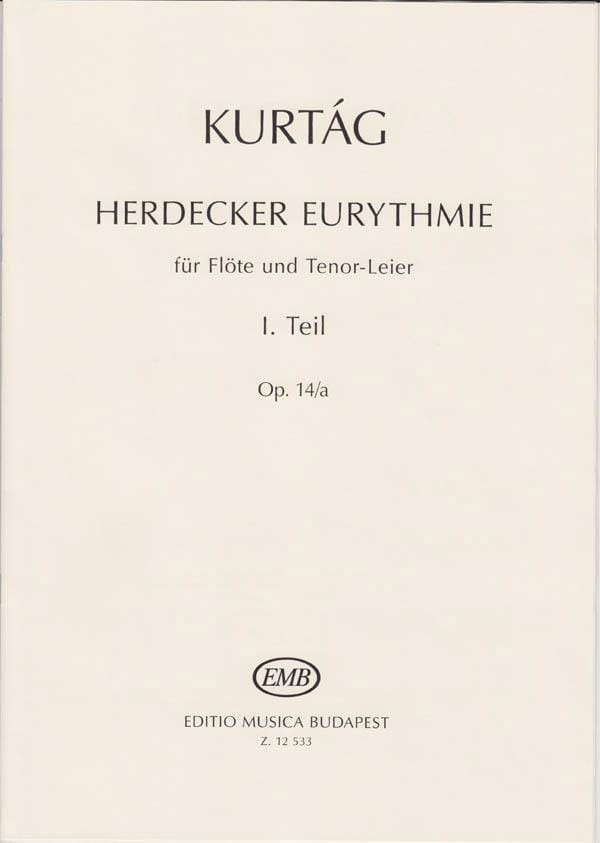 Herdecker Eurythmia Op. 14a KURTAG Partition