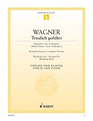 Treulich Geführt WAGNER Partition Violon