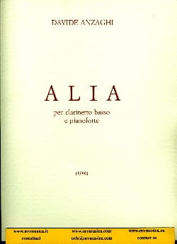 Alia Davide Anzaghi Partition Clarinette