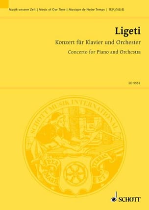 Konzert für Klavier und orchester - conducteur - LIGETI - Partition