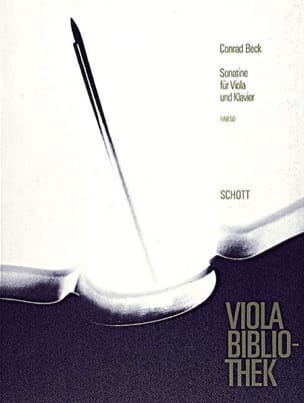 Sonatine Conrad Beck Partition Alto