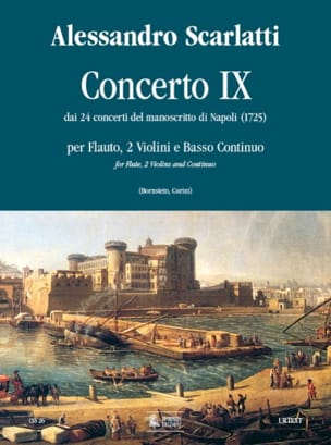 Concerto 9 - Flauto 2 violoni e bc - Alessandro Scarlatti - Partition