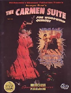 Carmen Suite - Woodwind quintet BIZET Partition Quintettes