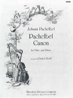 Canon - Flûte piano PACHELBEL Partition Flûte traversière