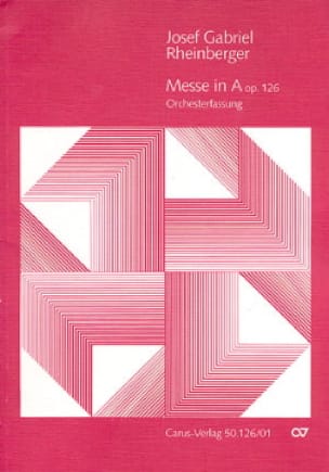 Messe En la Majeur RHEINBERGER Partition