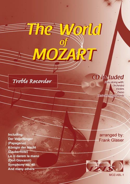 The World Of Mozart Partition Flûte à bec