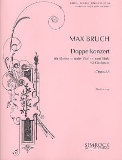 Doppelkonzert op. 88 - Klarinette o. Violine Viola Klavier - BRUCH