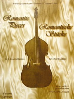 Romantic pieces - 4 Double basses - Franz Pillinger - Partition